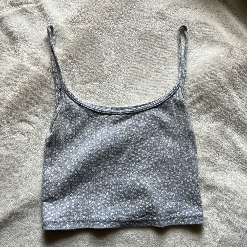 Brandy Melville floral tank top